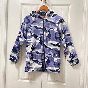 Northpeak Camo Hooded Girl's Jacket Purple  – M (10/12)